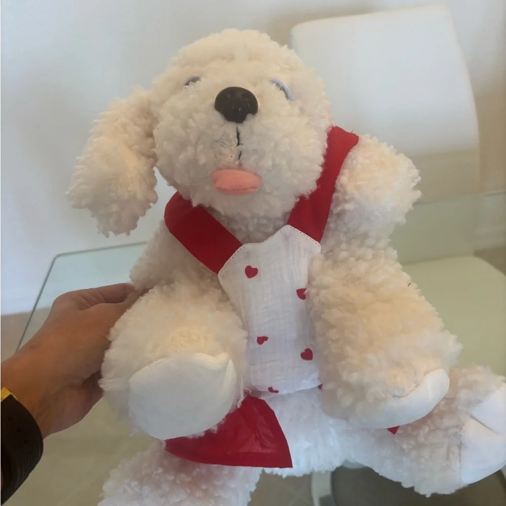 Red and White Heart Dog Dress